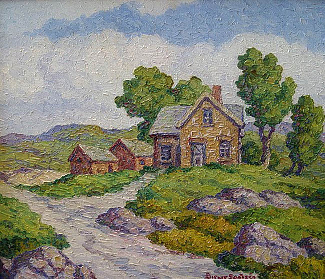 Birger Sandzen - Once a Home